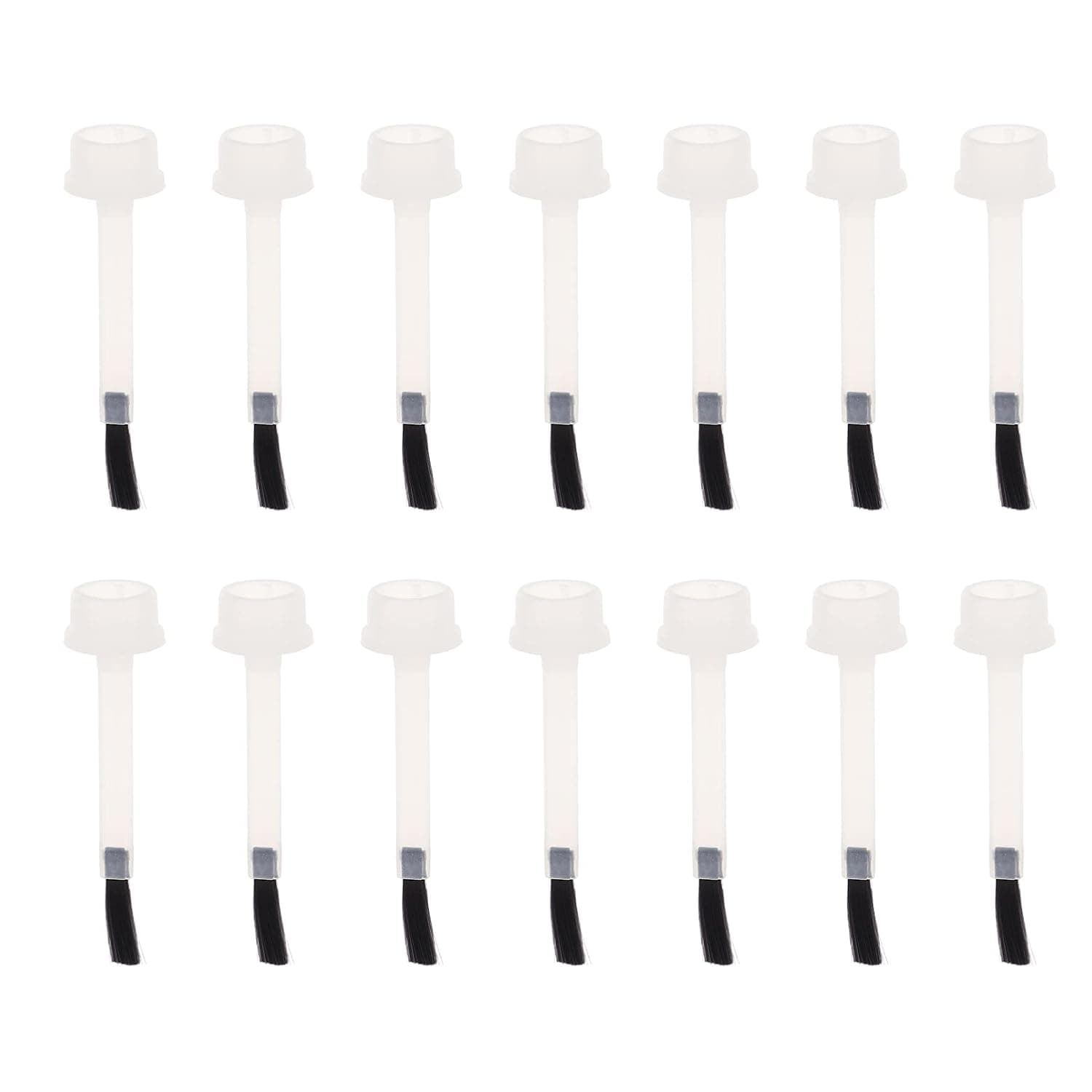 Beaupretty 20pcs Nail Polish Replacement Brush Dipping Powder Liquid Replacement Brushes Gel Liquid Brushes for Dipping Powder Base Coat Top Coat Activator Brushes