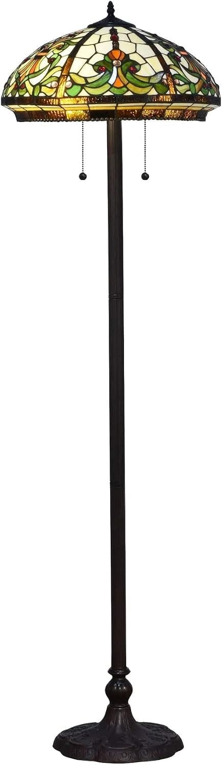 Springdale STF18030 Maui Baroque Floor/Torchiere Lamp, Antique Bronze