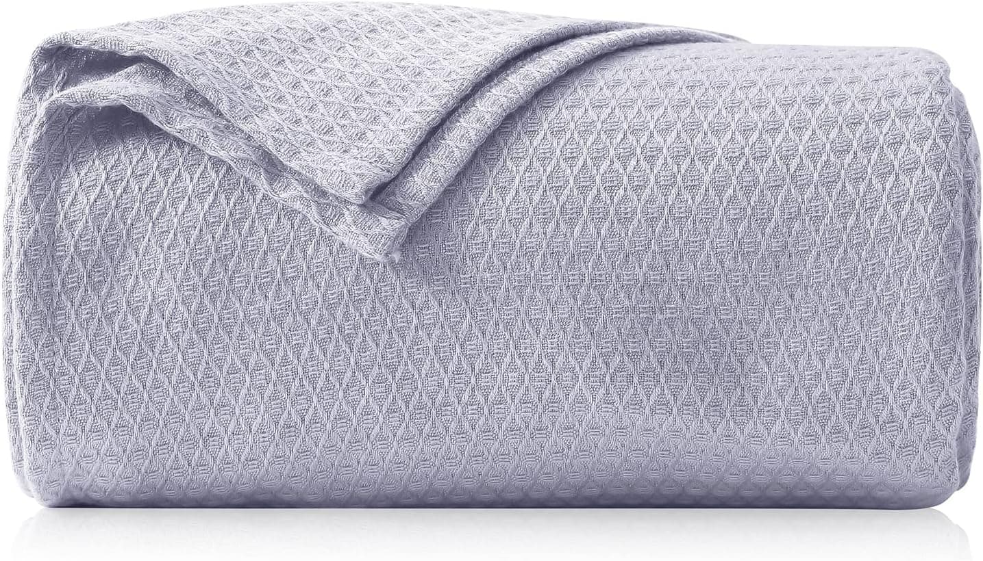 Avisiatree Cooling Blankets, 100% Bamboo Blanket for Hot Sleepers Night Sweats, Summer Cool Blankets Transfer Heat to Keep Body Cool for Adults, Children, Ultra-Cool Blanket（59x79 inches,Grey）