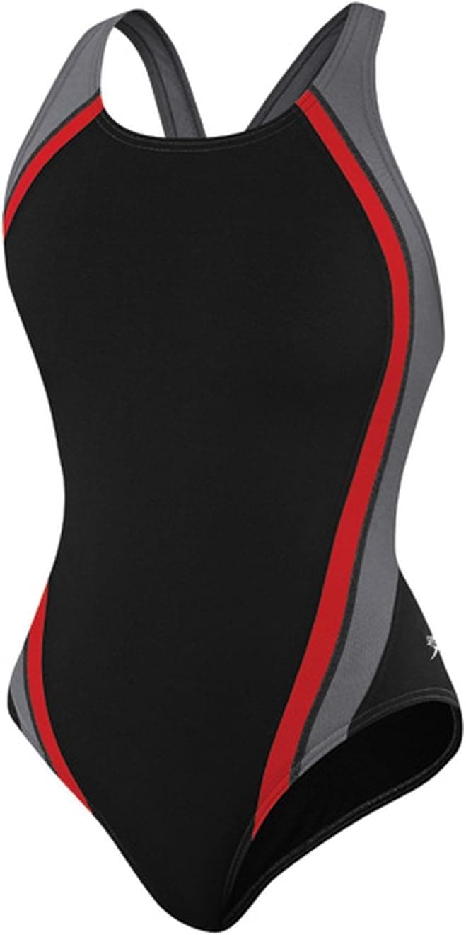 Speedo Women's Quark Splice Pulseback Endurance Lite Swimsuit