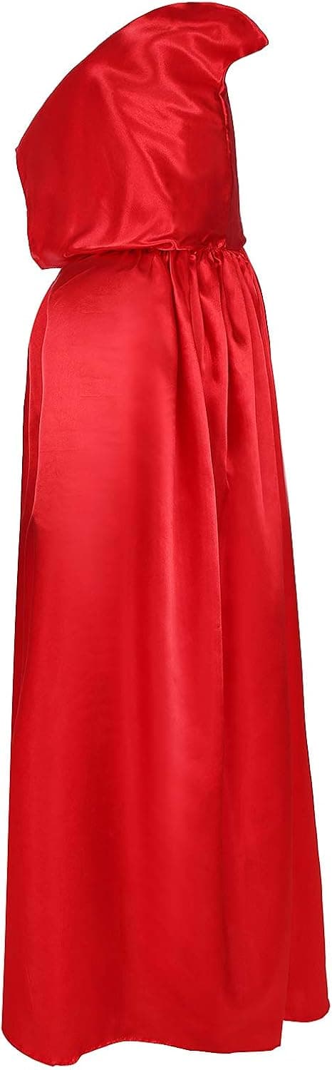 ALIZIWAY Kids Hooded Velvet Cloak Cape for Halloween Christmas Cosplay Costumes 3-16 Years