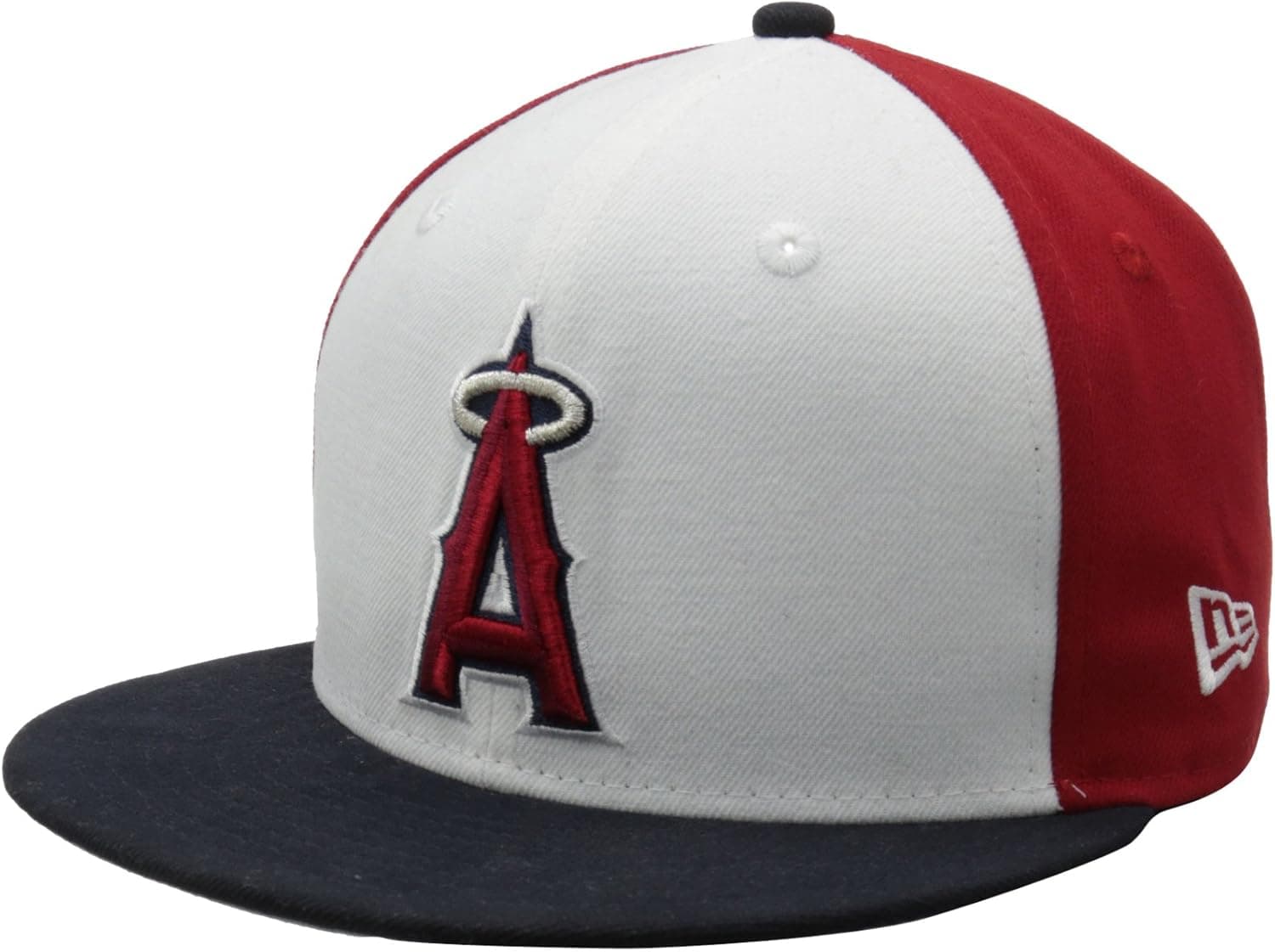 MLB Los Angeles Angels White Front Basic 59Fifty Fitted Cap