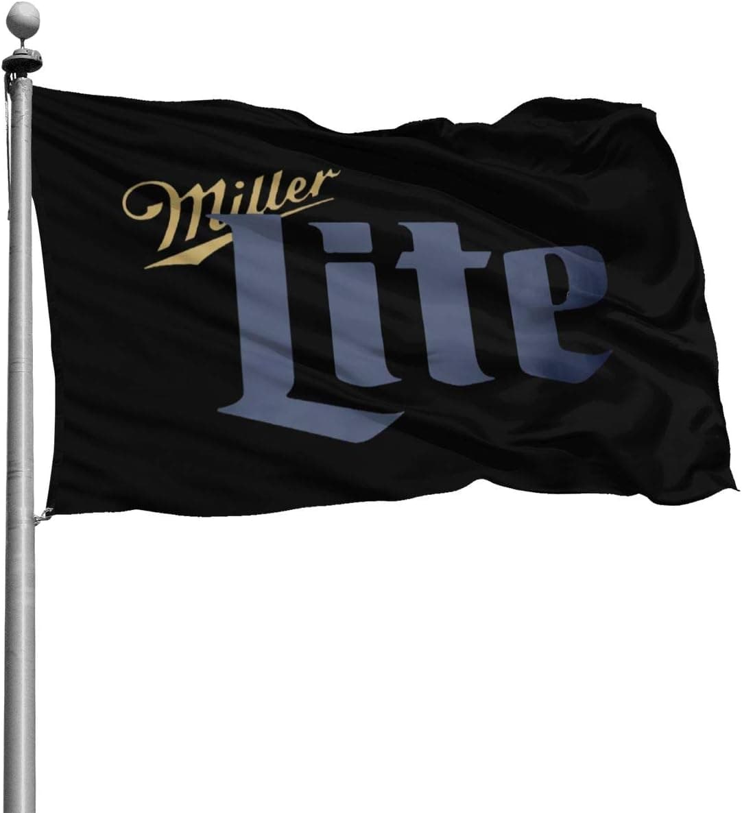 OHMGD Miller-Lite Flag，4x6 Feet Outdoors Spring Summer Welcome Yard Decor Decoration Polyester Garden Flag