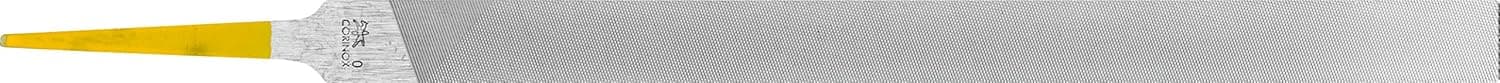 PFERD Machinist Hand File, Swiss Pattern, Double Cut, Rectangular, #0 Coarseness, 8" Length, 25/32" Width, 7/32" Thickness