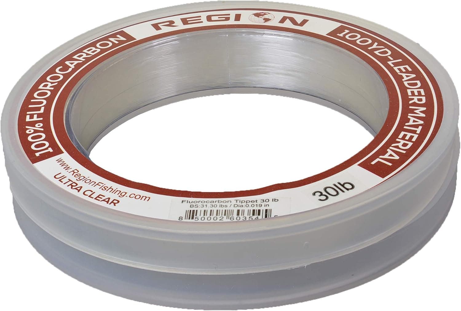 100 Yards of Fluorocarbon Fishing Leader - Ultra Clear - 100% Japanese Material - Abrasion Resistant - 30lb 40lb 50lb 60lb