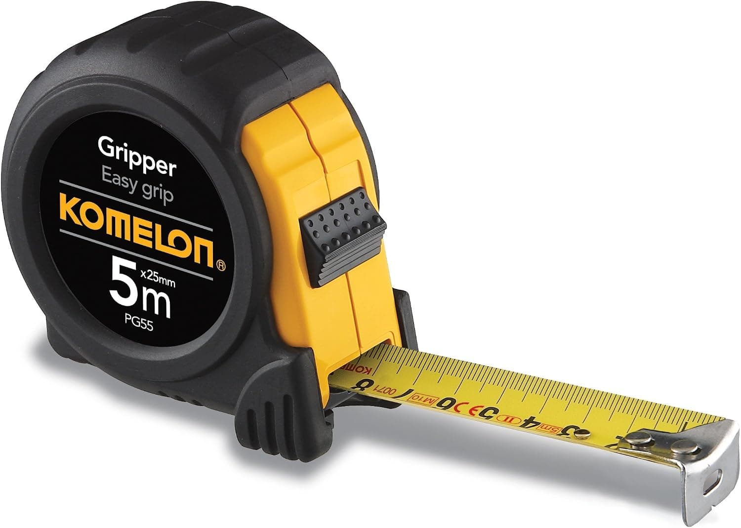 Komelon PG55 5m by 25mm Metric Gripper Tape, Black