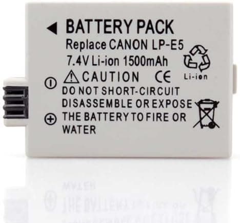 BestDealUSA Rechargeable LP-E5 Battery 1500mAh for Canon EOS Rebel XS T1i 450D