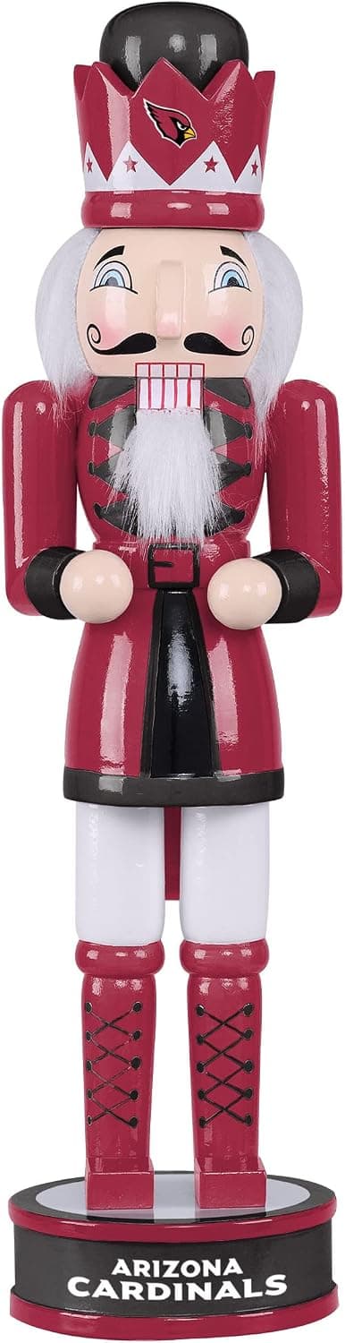 FOCO NFL Team Logo Collectible Holiday 14" Nutcracker