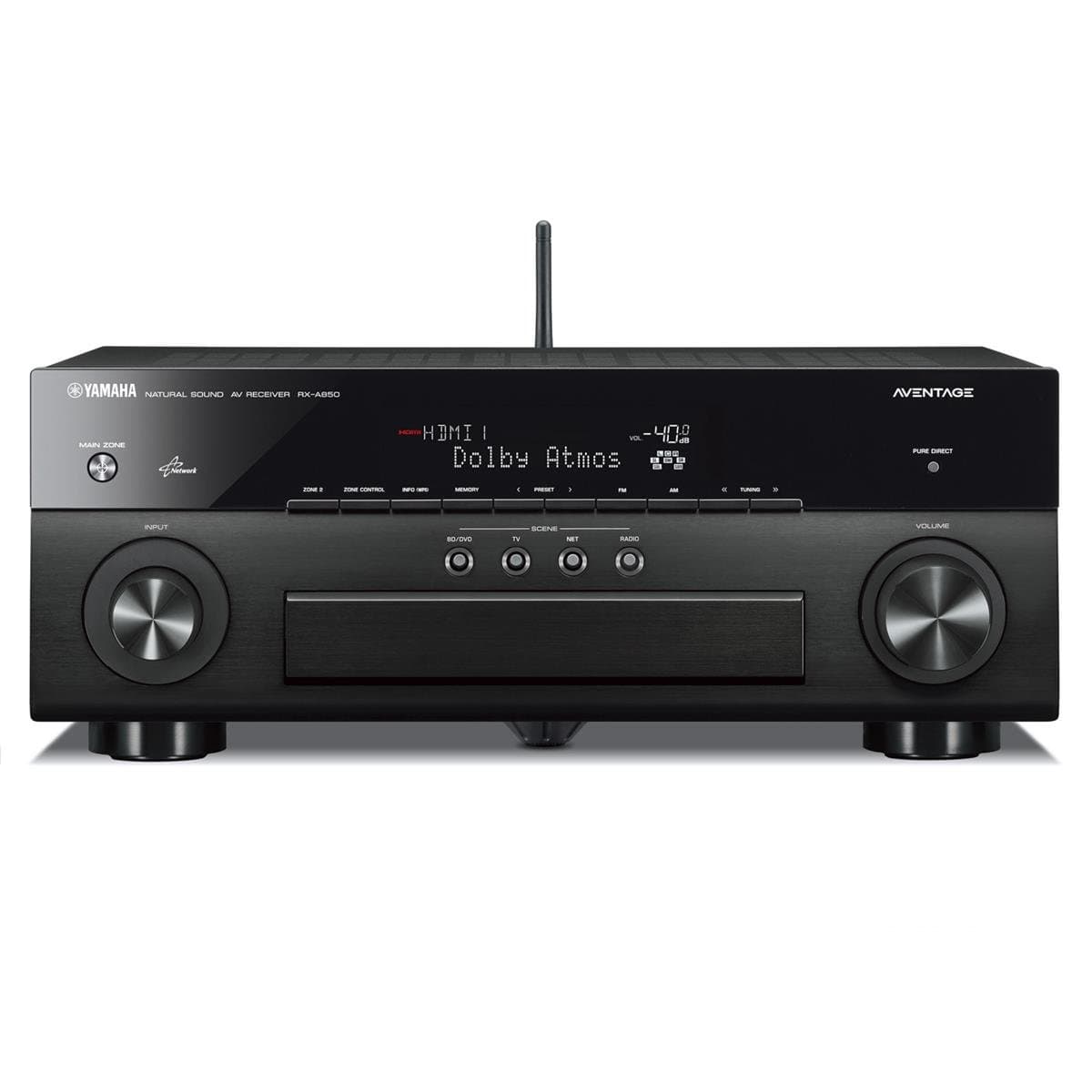 Yamaha RX-A850 7.2-Channel Network AV Receiver with Built-In Wi-Fi and Bluetooth (Black)