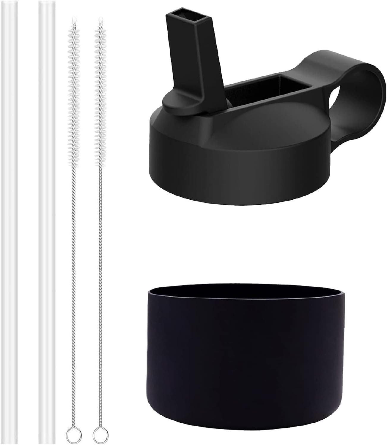 The Mass Straw Lid and Boot for Hydro Flask Wide Mouth and Other Brand Insulated Water Bottle