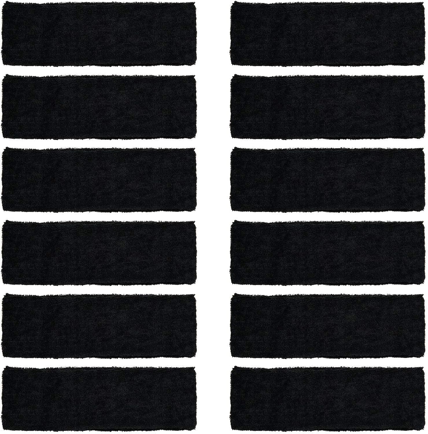 15 PCS Mixed Colors Fashionable Gym Workout Women's Yoga Soft Cotton Stretchy Headbands Sweatbands Sports Indoor Outdoor Yoga Dance Exercise Fitness Headbands, Ultra Thin