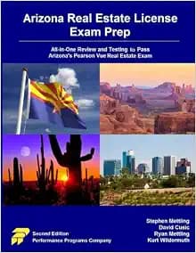 Arizona Real Estate License Exam Prep: All-in-One Review and Testing to Pass Arizona's Pearson Vue Real Estate Exam