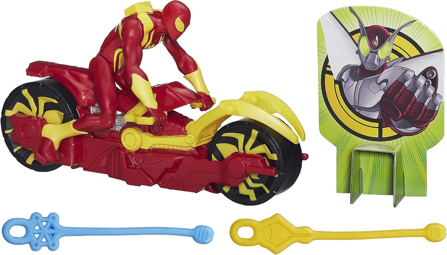 Marvel Ultimate Spider-Man Web Slingers Iron Spider with Arc Web Cycle