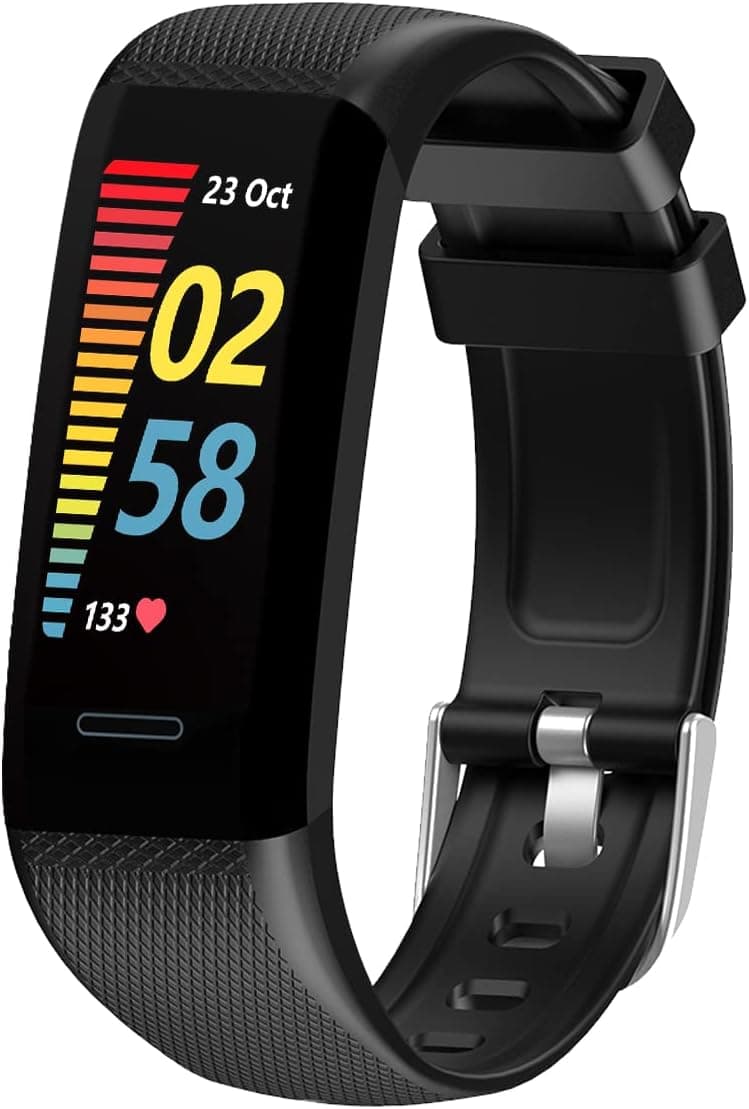 SPORTIMES Oxygen in Your Blood ，Daily Activity Tracking,50 Meters Waterproof,Fitness Watch for Android iOS