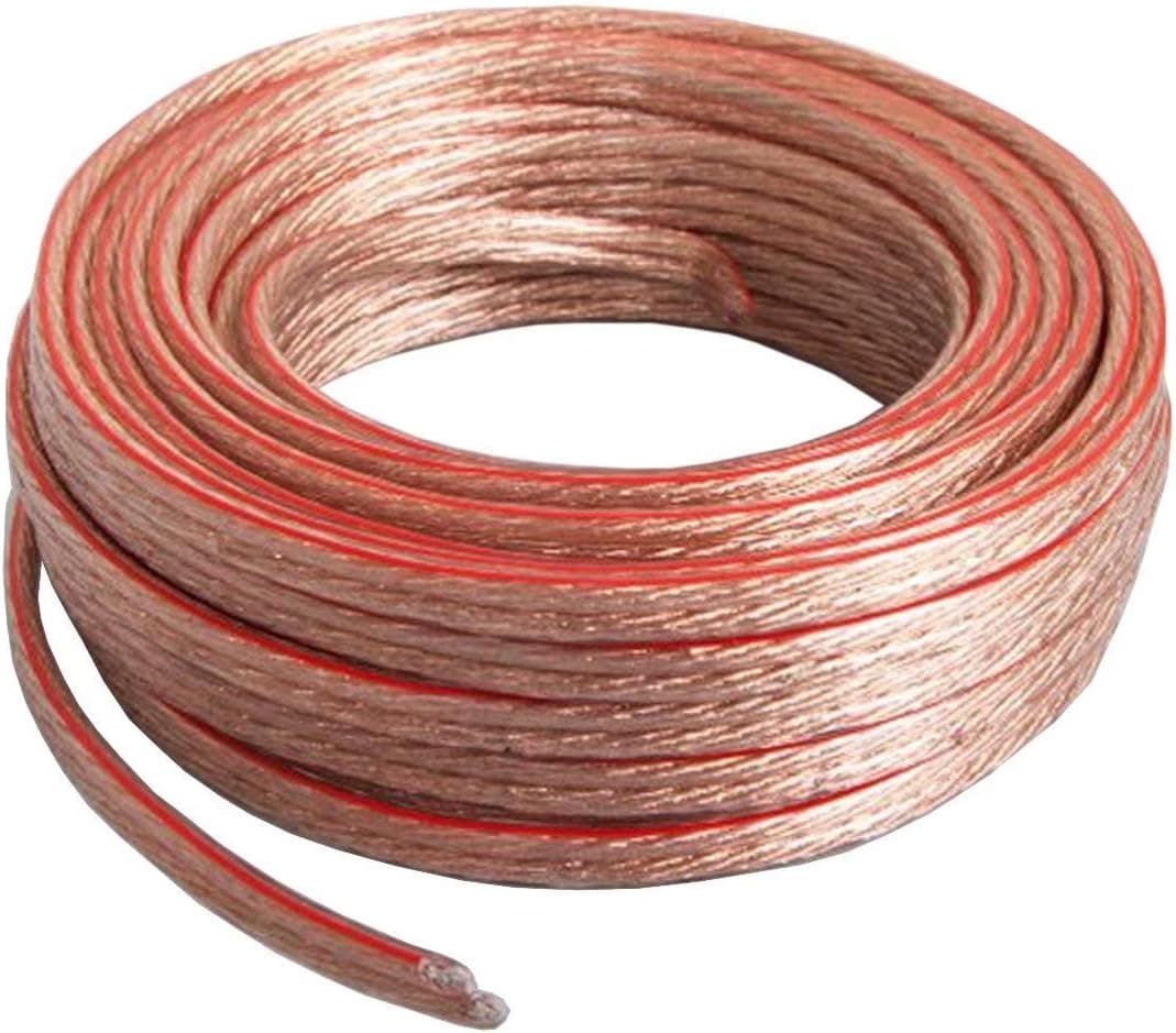 Cableague 16AWG Speaker Wire,16 AWG Gauge Speaker Wire Cable 50Feet Great Use for Home Theater Speakers and Car Speakers