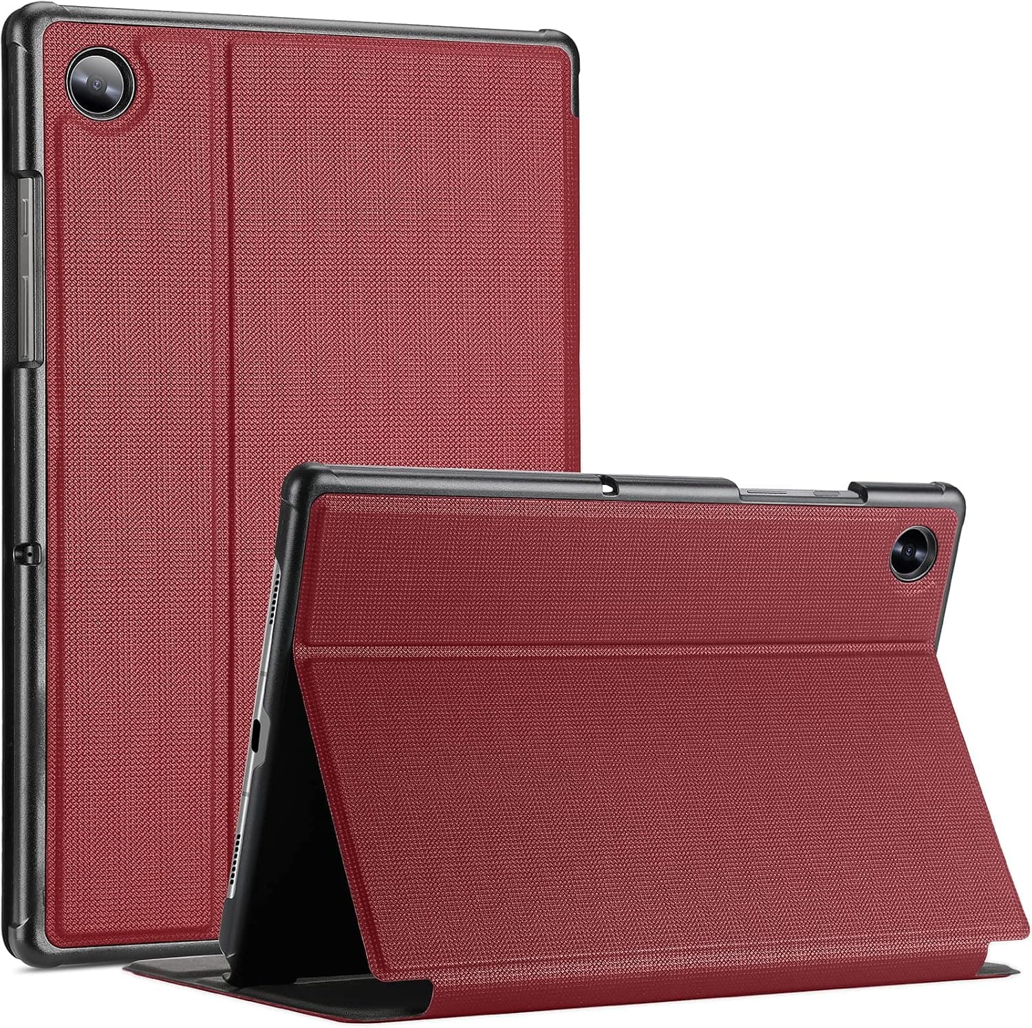 ProCase Galaxy Tab A8 10.5 Case 2022 Release X200 X205 X207, Slim Stand Protective Case Smart Folio Cover for Galaxy Tab A8 10.5 Inch 2022 Model SM-X200 SM-X205 SM-X207 -Red
