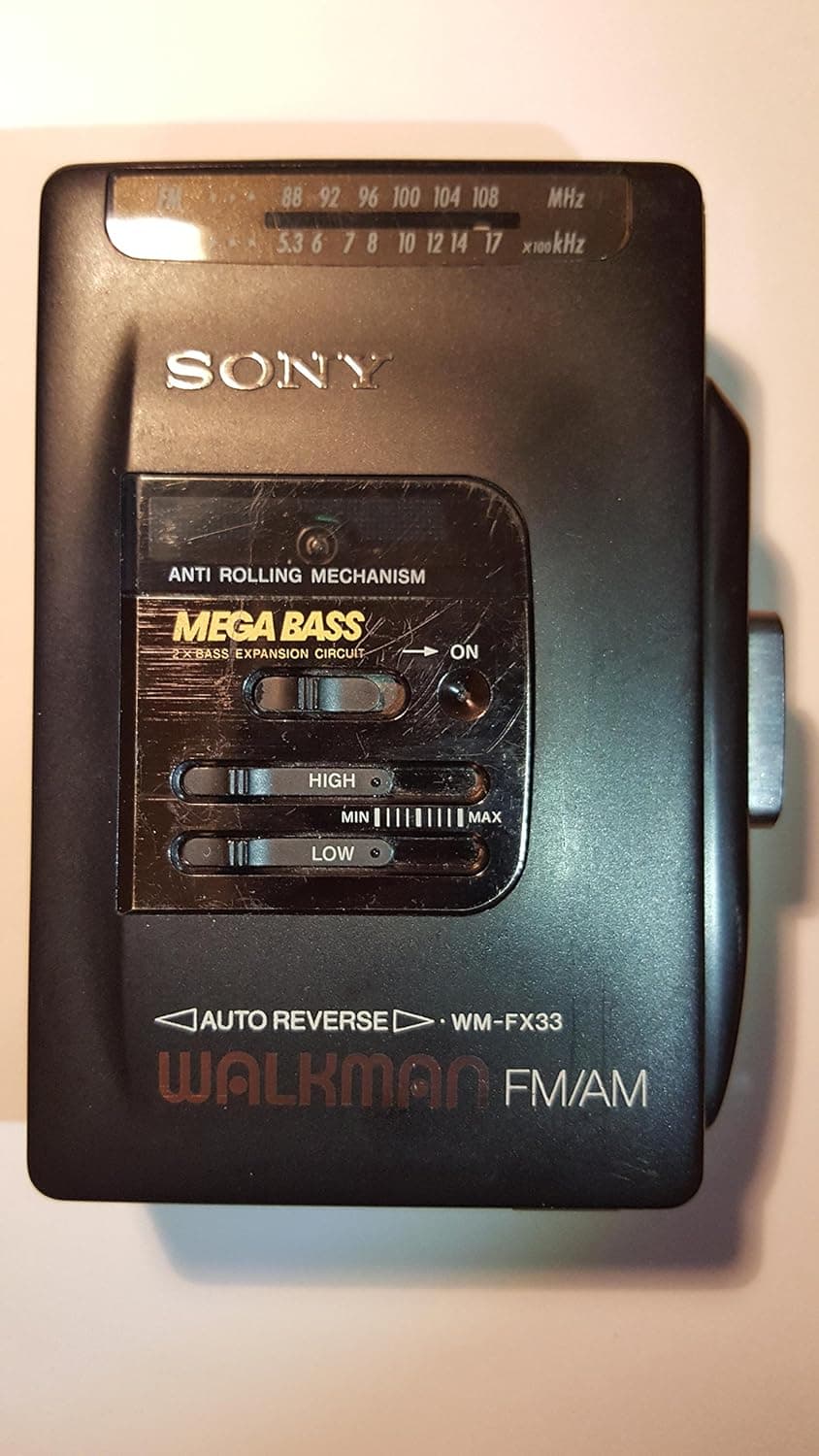 Sony WM-FX33 Walkman Radio Cassette Player AM FM