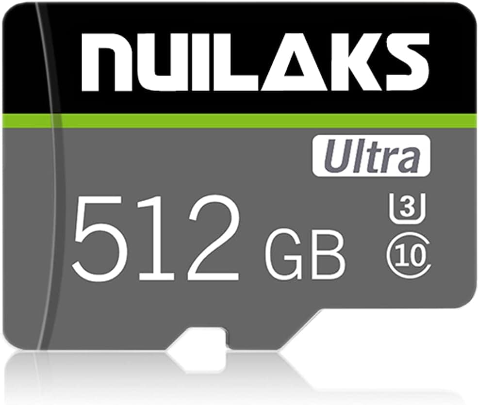 Micro SD Card 512GB Memory Card Class 10 High Speed TF Flash Card for Android Phones/PC/Computer/Camera