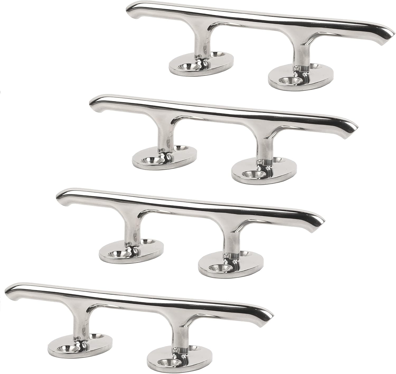 Thorn Boat Dock Cleat Open Base Stainless Steel Eagle Handle Pack of 4