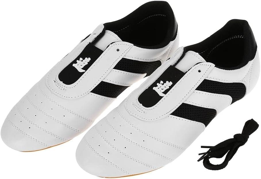 VGEBY Martial Arts Taewondo Shoes, Breathable Unisex Sports Boxing Karate Kung Fu Tai Chi Shoes for Children Teenager Adults