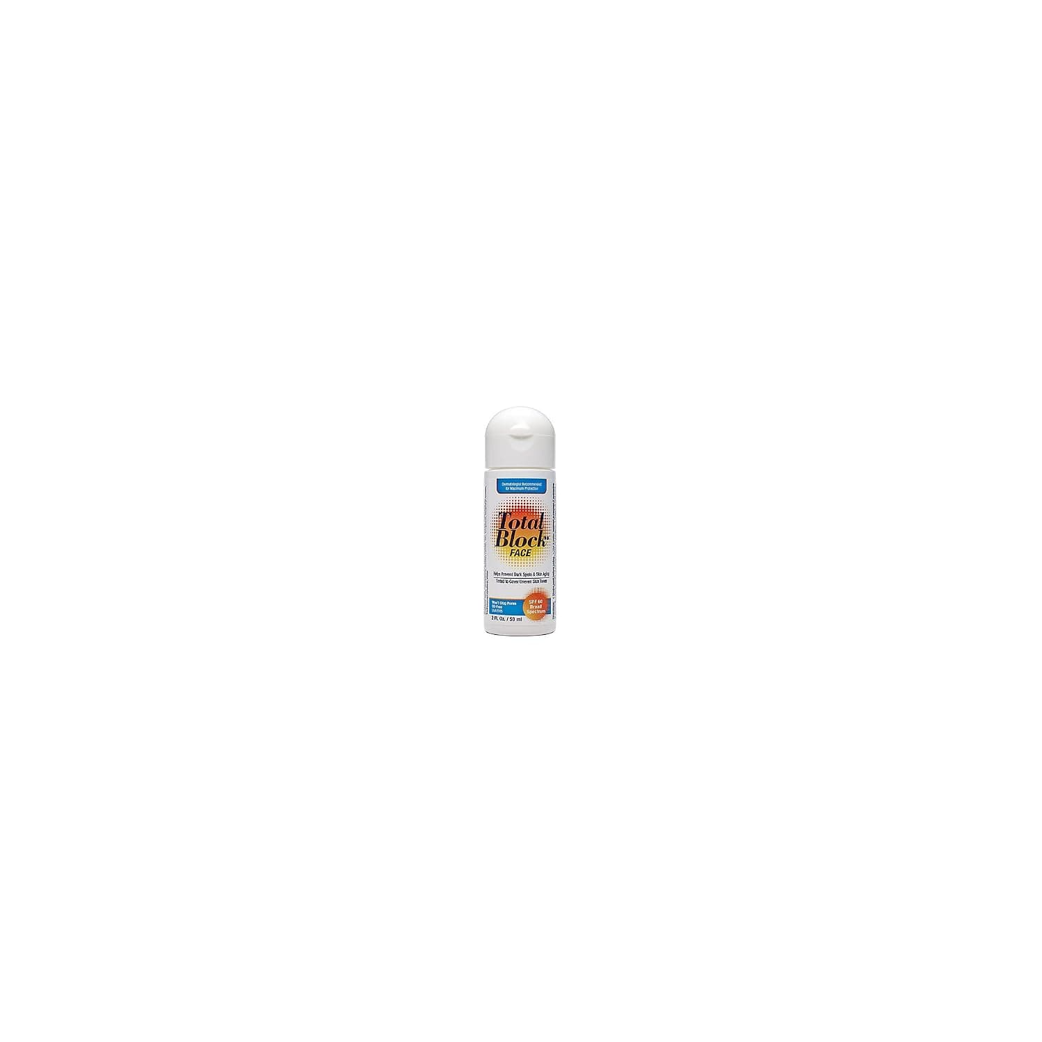 Fallene Total Block Face UVA/UVB Complete Broad Spectrum Sun Protection, SPF 60 Tinted, 2 fl Ounces (59 ml) by Fallene [Beauty]