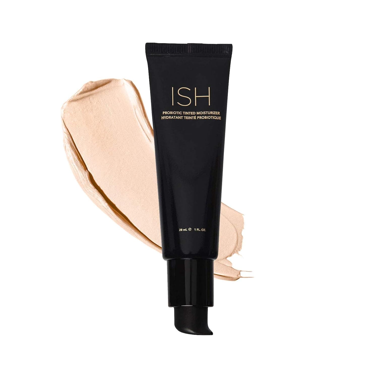 ISH Probiotic Tinted Moisturizer Skin Care (4 Shades) Cruelty Free, Paraben and Sulfate Free (Fair)