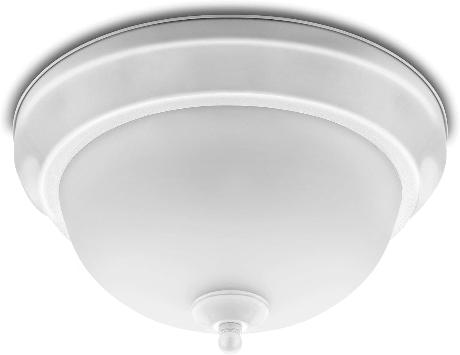 Hyperikon 11 Inch Ceiling Light White Dome, 65 Watt Replacement (15W), Flush Mount, Dimmable, UL, Energy Star, Soft White