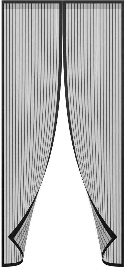 Magnetic Screen Door with Heavy Duty Mesh Curtain and Full Frame Hook & Loop FITS Door Size up to 36"-83" Max