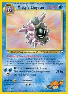 Pokemon - Misty39;s Cloyster (29/132) - Gym Heroes