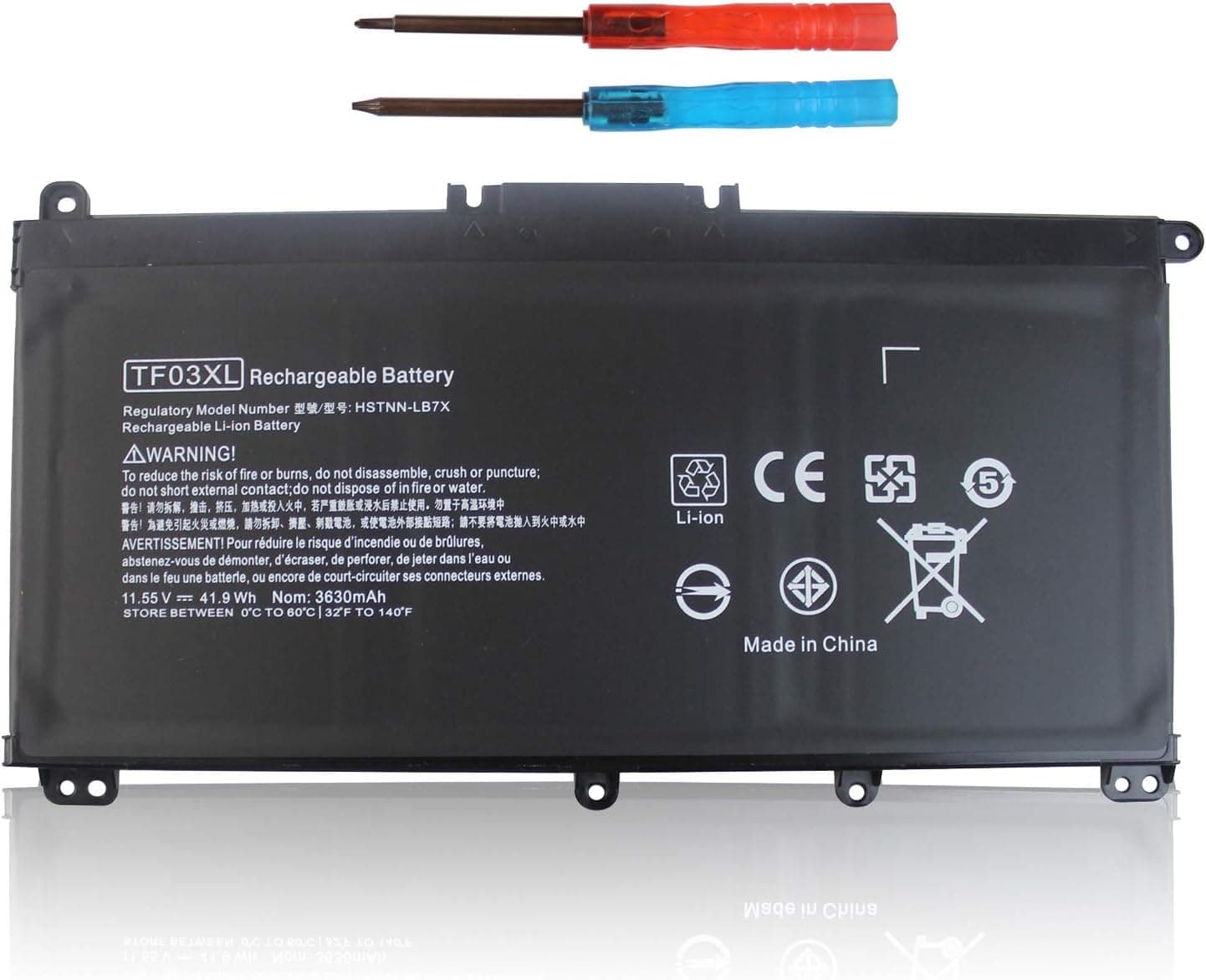 Laptop TF03XL Battery for HP Pavilion x360 15-CC 15-CD 15-cc154cl 15-cc060wm 15-cc152od 15-cc055od 15-cd040wm 17-AR007CA 920046-121 421 541 920070-855 HSTNN-IB7Y LB7J LB7X LB7L 14-BF Bateria