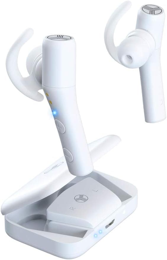 TREBLAB X5 - High-End Bluetooth Earbuds w/Beryllium Speakers - True HD Sound, Deep Bass, Best Sports Running Truly Wireless Headphones, Noise Cancelling Mic Microphone, Waterproof IPX4