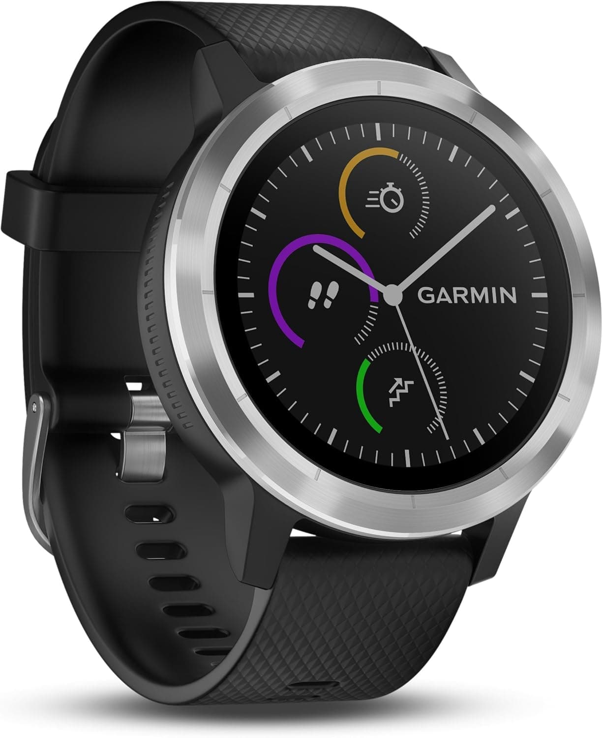 Garmin Vivoactive 3 GPS Smartwatch Black (Black Stainless)