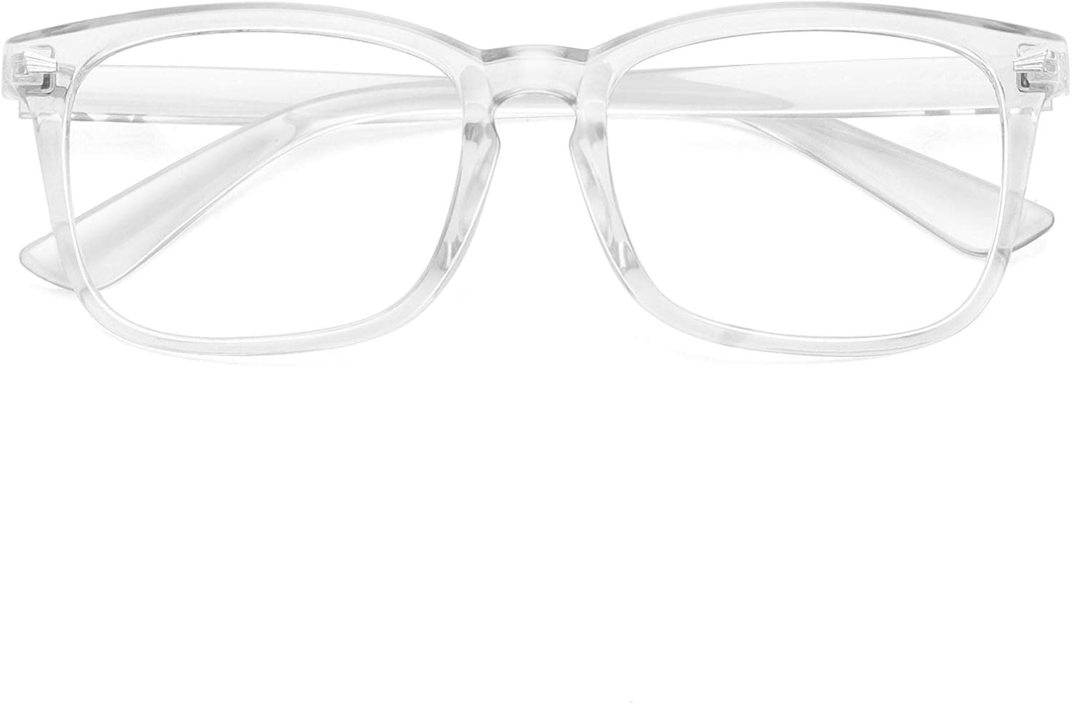 WOWSUN Unisex Stylish Nerd Non-prescription Glasses, Clear Lens Eyeglasses Frames, Fake Glasses