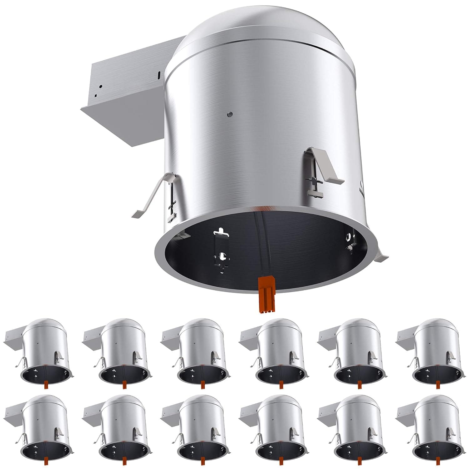Sunco 12 Pack Can Lights for Ceiling 6 Inch Remodel Recessed Lighting Housing, 120-277V, TP24 Connector Included, Air Tight Can, Easy Install, IC Rated, UL & Title 24 Compliant