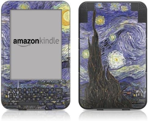 DecalGirl Kindle Skin (Fits Kindle Keyboard) Van Gogh - Starry Night (Matte Finish)