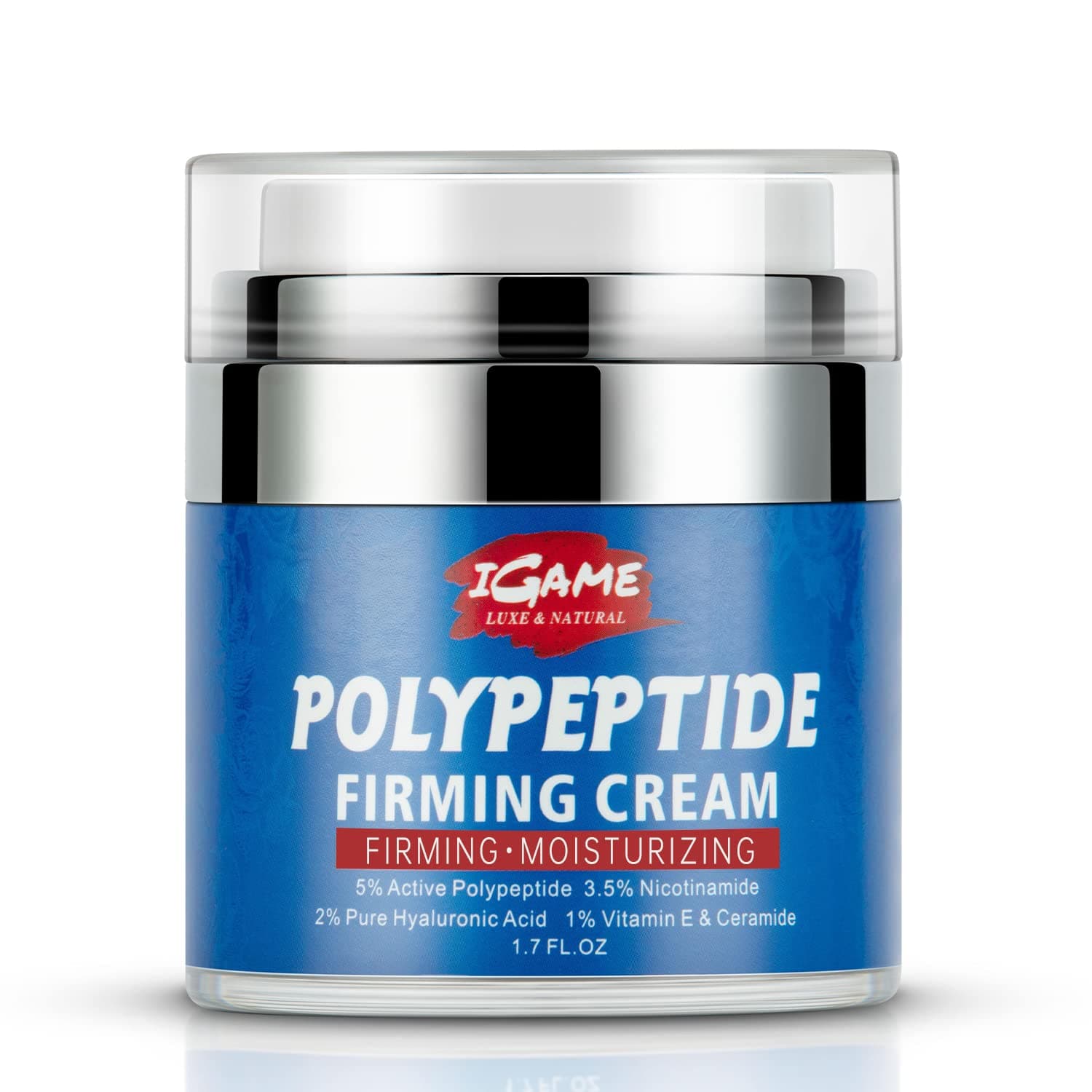 IGAME Polypeptide Firming Cream | Enhance Skin Elasticity and Firmness | Improve the Skin Barrier | Pefect for Sensitive Skin | 1.7 Fl.Oz