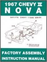 1967 Chevy II Nova Factory Assembly Manual 67 (with Bonus Decal)
