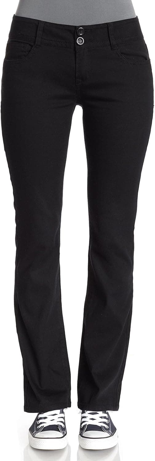 WallFlower Juniors Luscious Curvy Bootcut Chino Pants