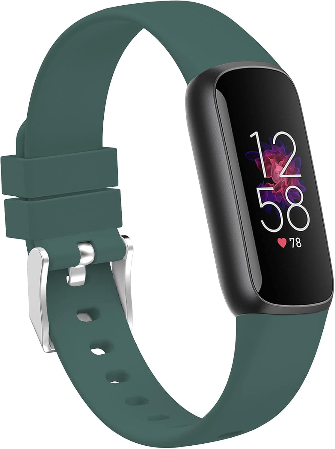 TopPerfekt Bands Fit for Fitbit Luxe, Adjustable Soft Silicone Replacement Watch Band Straps Wristbands Bracelet Fit for Fitbit Luxe Fitness and Wellness Tracker for Women Men