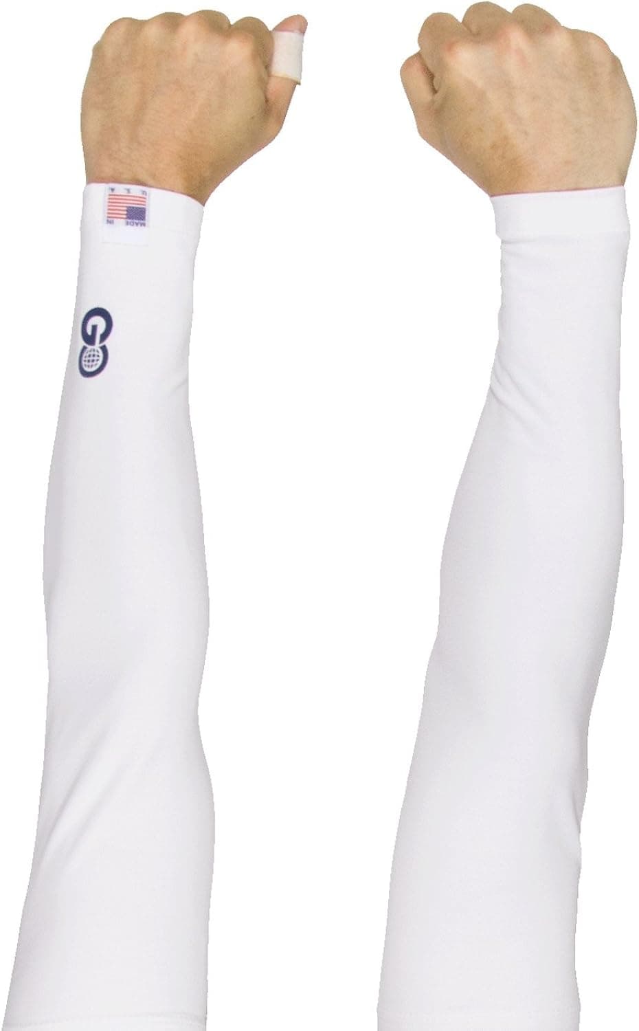 GO Athletic's Sun Protection UPF50+ Arm Sleeves-Pair with Cool Touch Fabric
