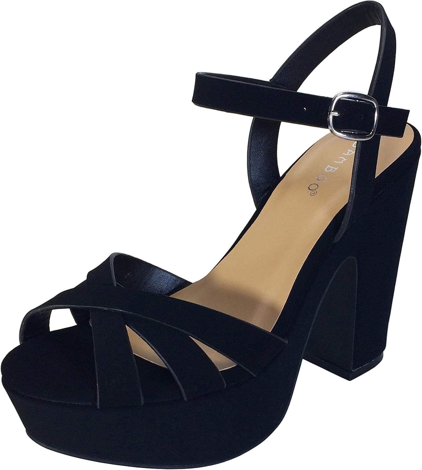 BAMBOO® Women's Simple Platform Chunky Heel Sandal