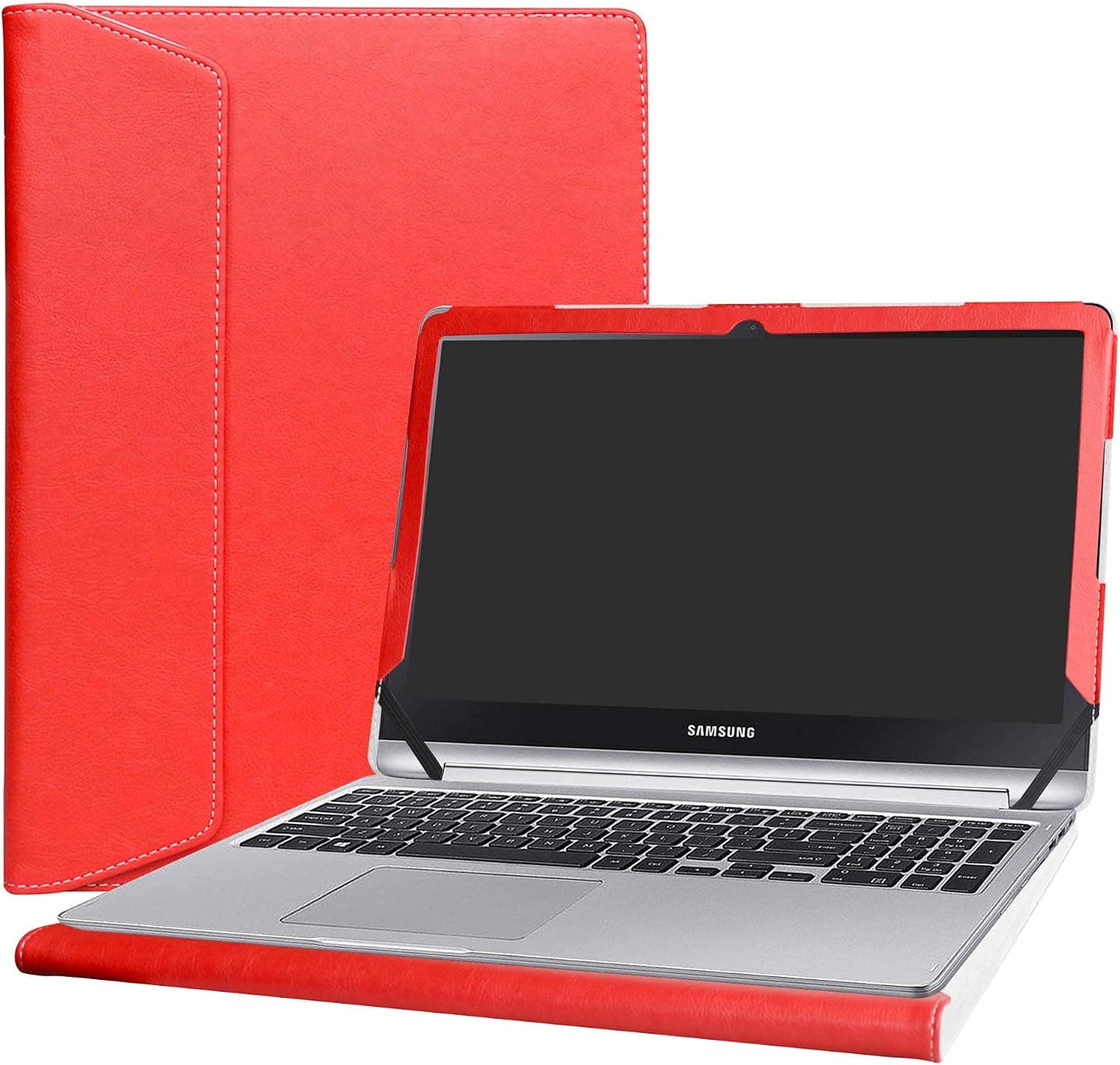 Alapmk Protective Case Cover for 15.6" Samsung Notebook 7 Spin 15 NP740U5L NP740U5M Series Laptop(Warning:Not Fit Samsung Notebook 7 Spin 13/Notebook 5/Notebook 9),Red