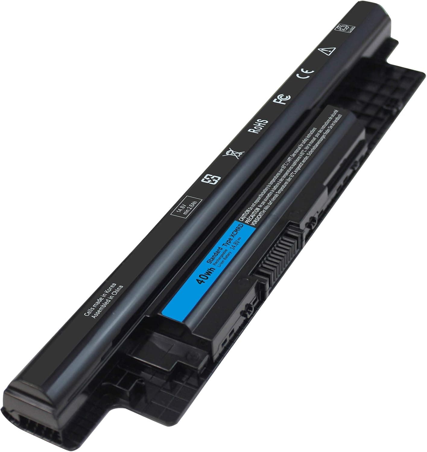 Uziyockn 40WH XCMRD Battery for Dell Inspiron 15 3000 3521 3537 3531 3542 3543 3541 3878 15R 5521 5537 14 3421 3442 3443 17 3721 3737 17R 5737 5721 Latitude 3440 3540 P26E P28F P40F Vostro 2521 2421