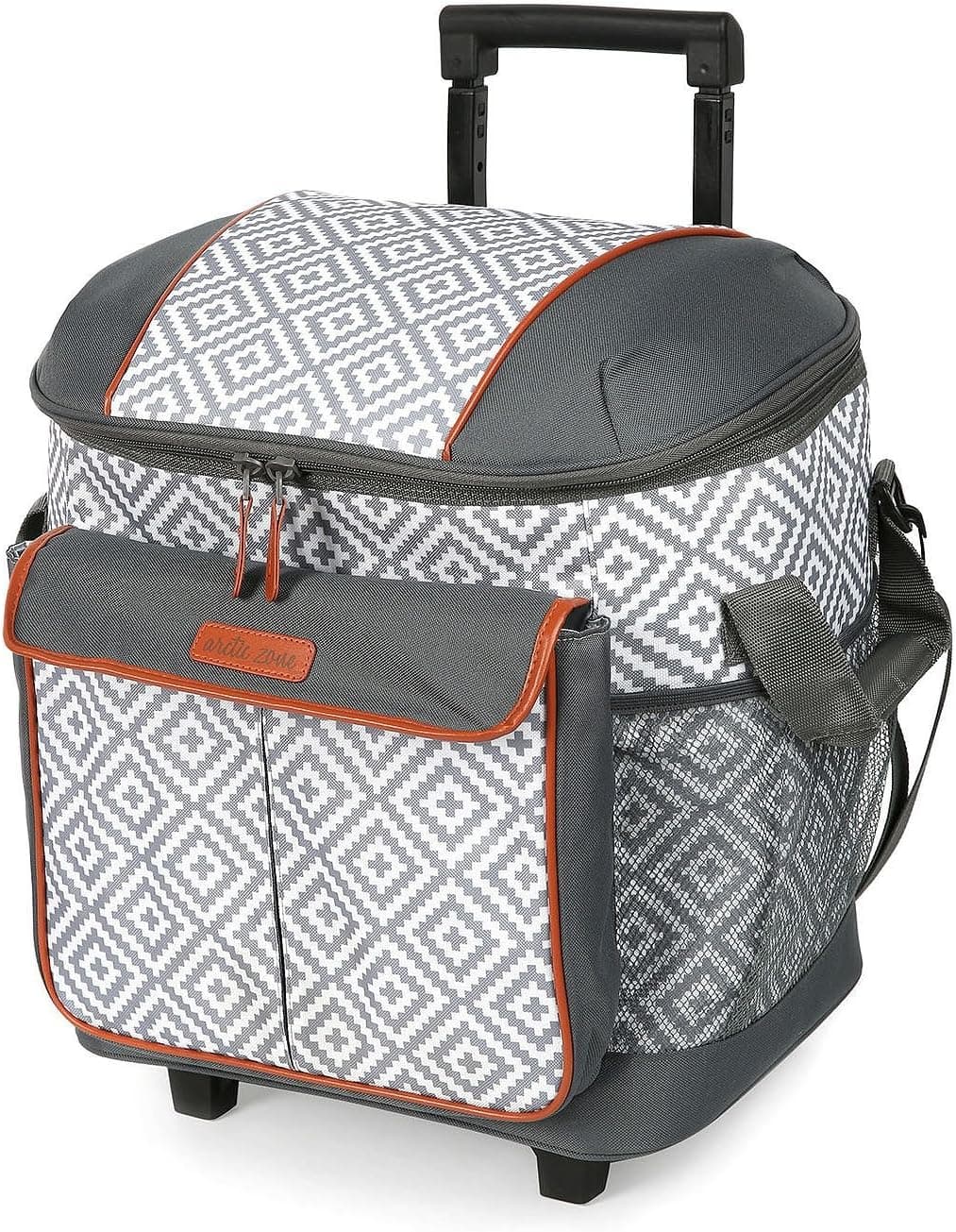 Arctic Zone - Cold Insulated Rolling Tote - Gray