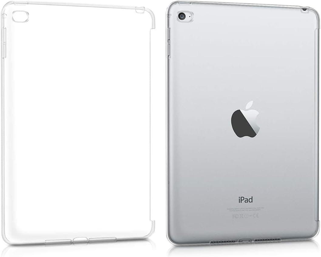 kwmobile Crystal Case Compatible with Apple iPad Mini 4 - TPU Silicone Protective Smart Cover - Transparent