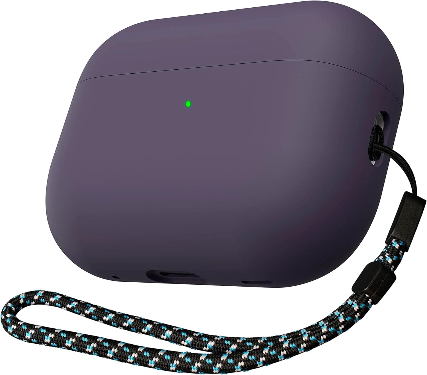 AirPods Pro 2 Case Silicone Protective Cover [Front LED Visible] Compatible with AirPods Pro 2nd Generation (Purple)