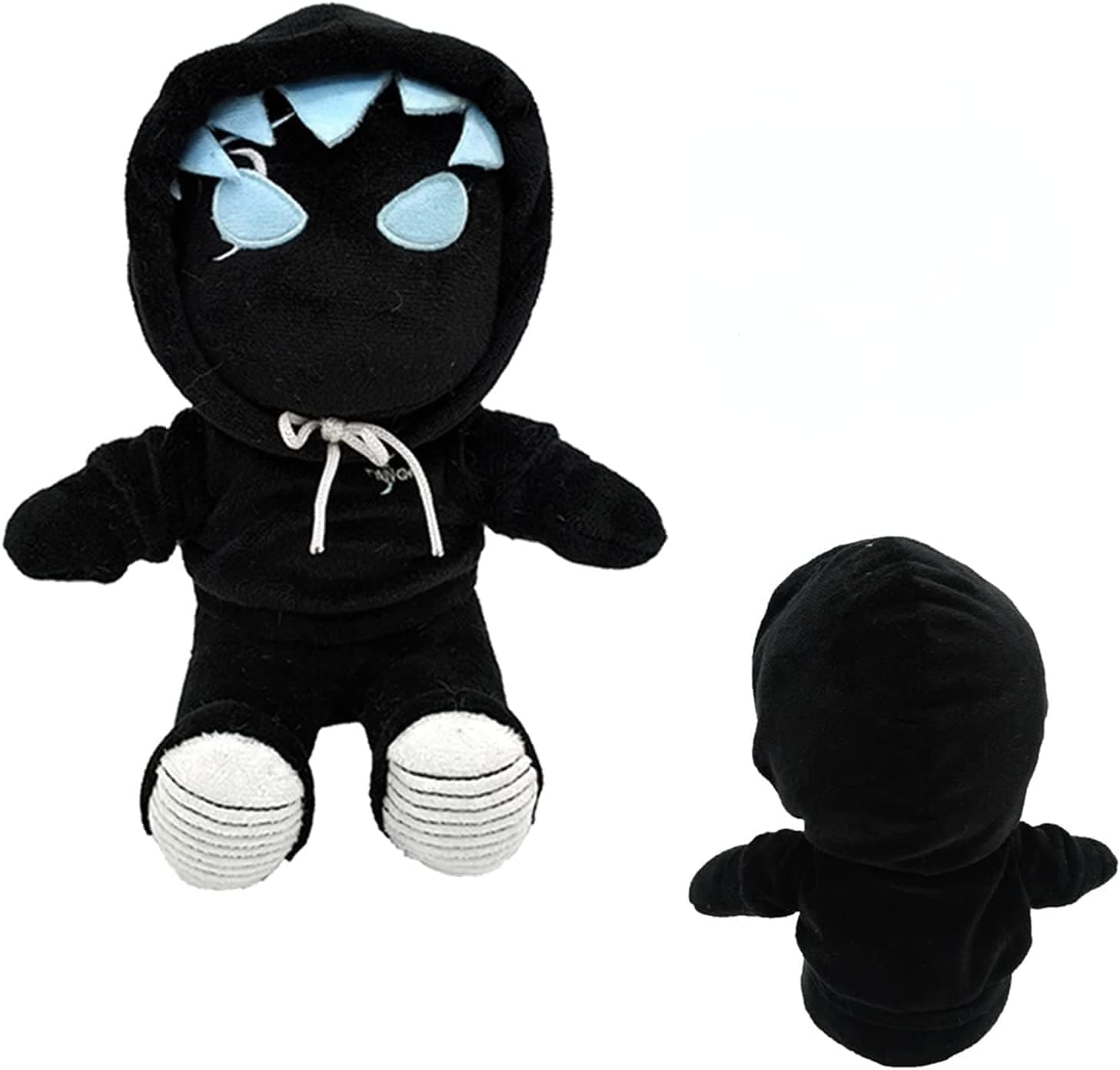 JJGPGISIS Tanqr Plush,Anime Black Plush Toy, Cartoon Characters Stuffed Animal, Game Plushie Doll for Fans and Friends Beautifully Plush Doll Gifts（8.27in）