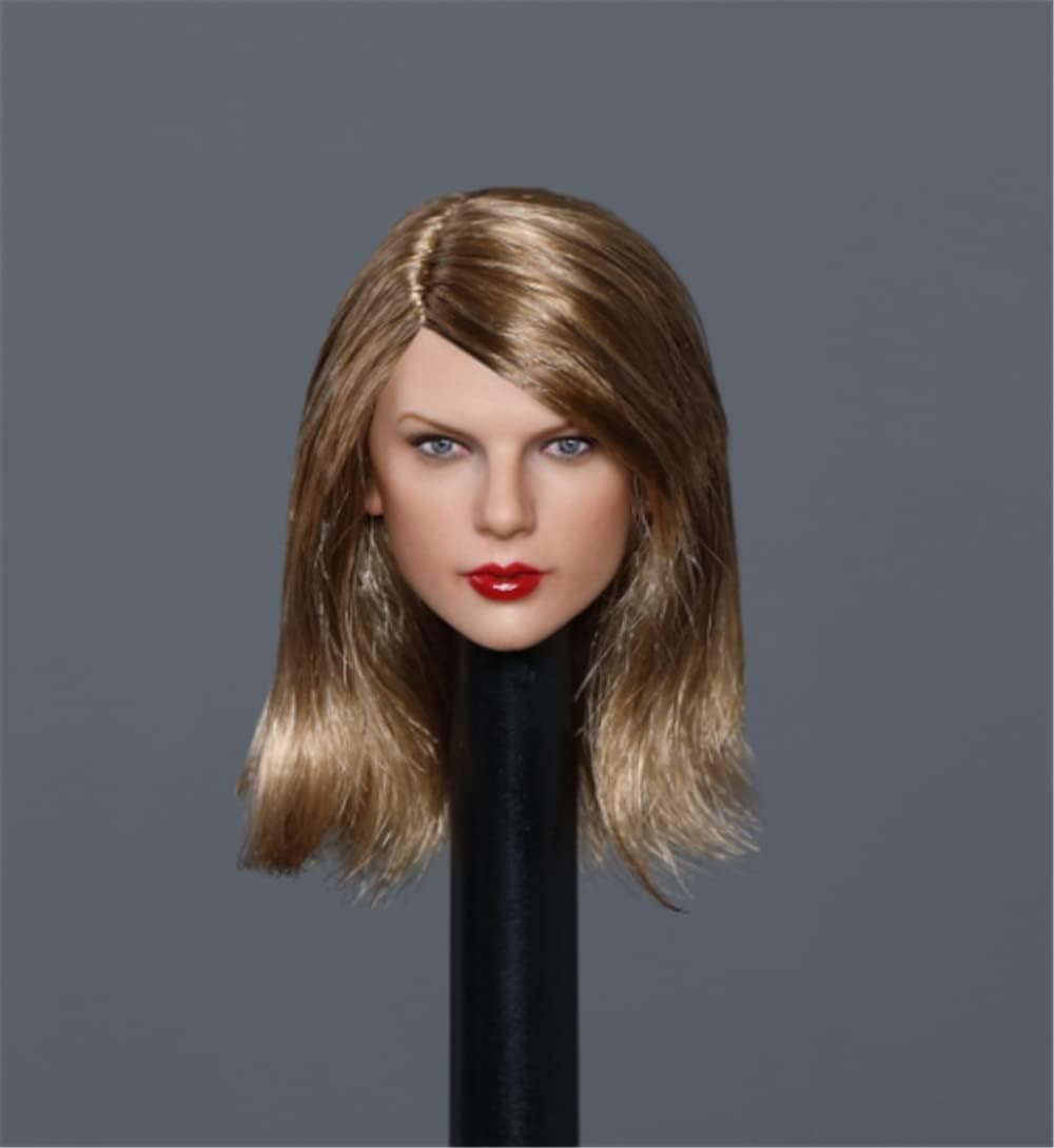 HiPlay 1/6 Scale Female Figure Head Sculpt, Charming Girl Doll Head for 12 Inch Action Figure TBLeague JIAOUDOLL HS087(D)
