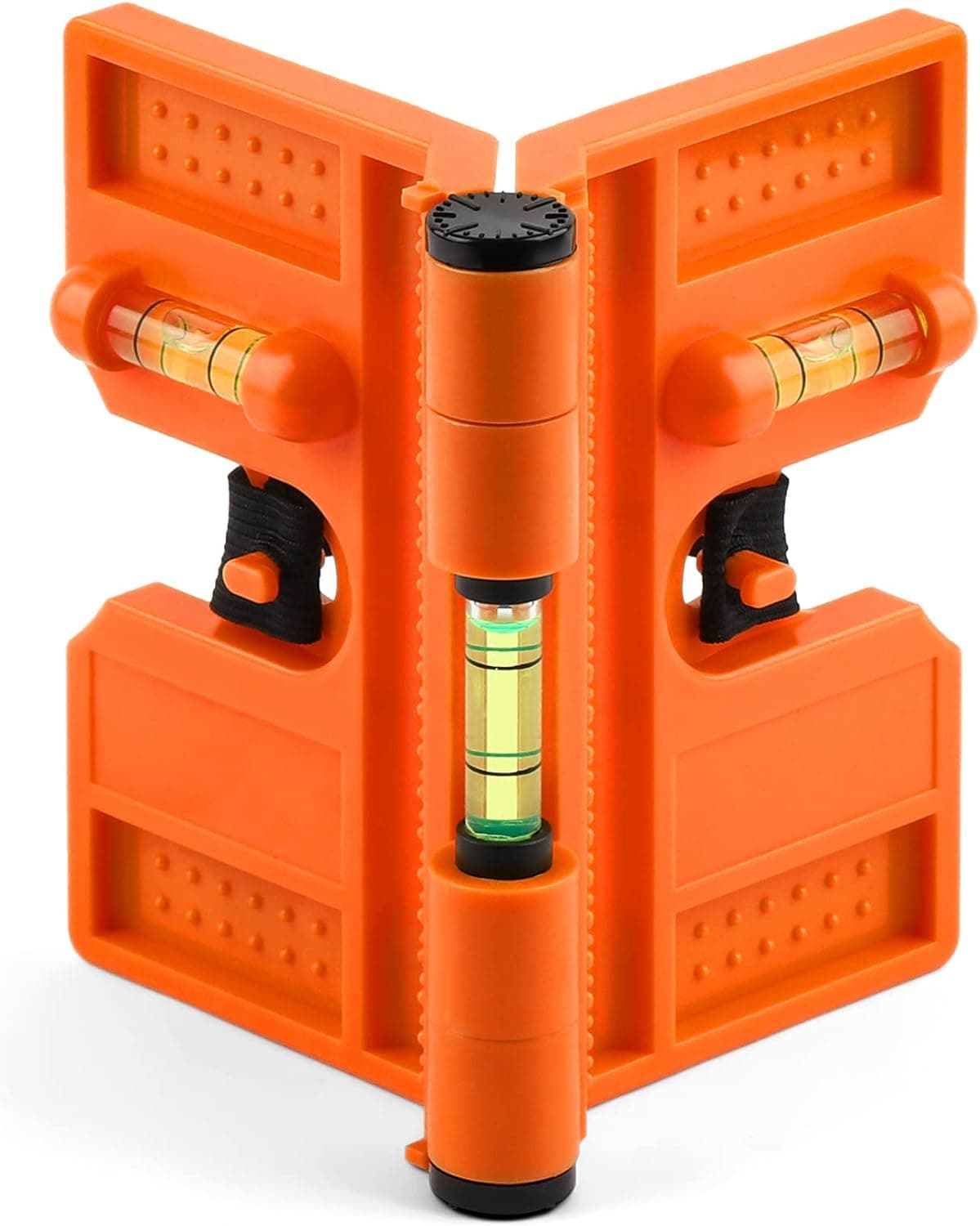 RONGPRO Magnetic Post Level, Folding Magnetic Post Level with Elastic Loop for Hands-free Work