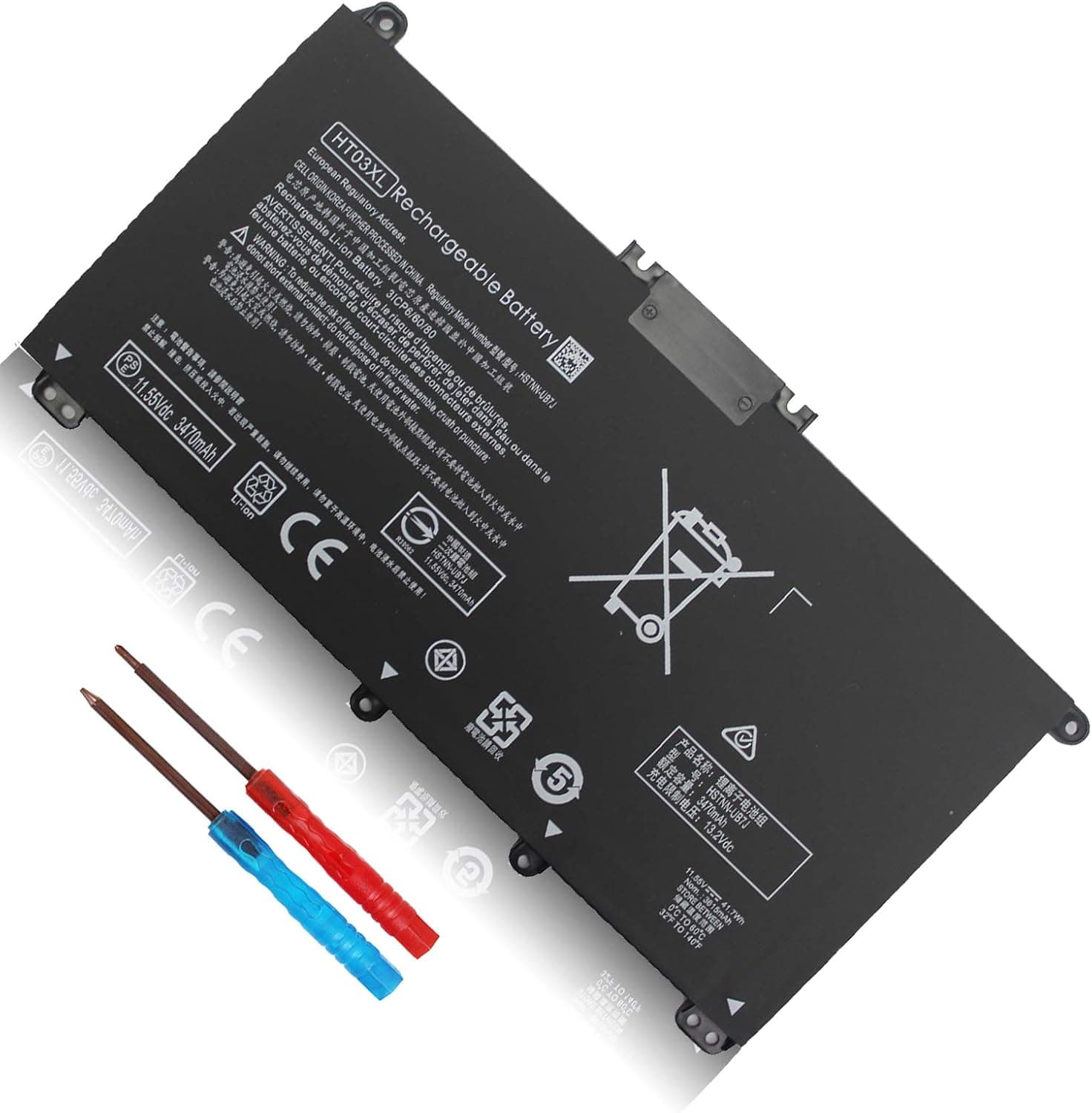 HT03XL L11119-855 Battery for HP Pavilion 14-CE 14-CF 15-CS 15-DA 17-CA 17-by 15-CS3025OD 17-BY1053DX 17-BY0053CL 17-BY1023CL 17-BY1033DX 17-BY1071CL 17-BY0060NR L11421-421 L11421-2C2 L11421-1C2